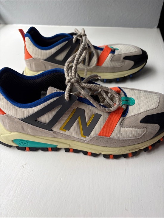 New Balance Other - New Balance Men’s Beige, Blue & Orange Trail Sneakers.